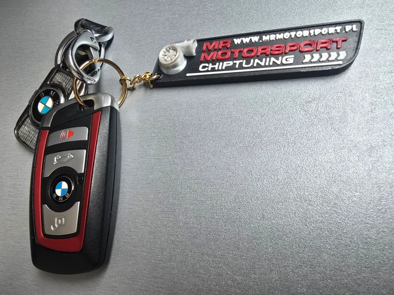 Official Mrmotorsport Carbon Keychain version 2