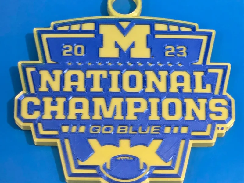 Michigan Wolverines National Champs Pennant