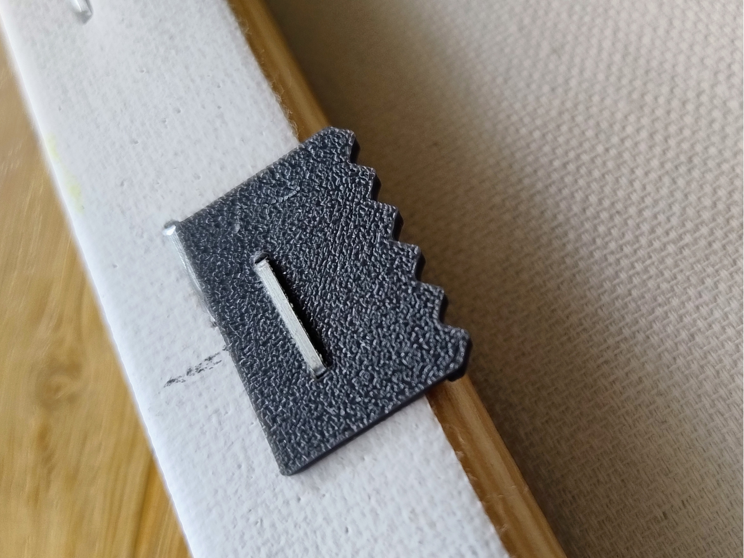 Staple-on Hook for Wooden Picture Frames