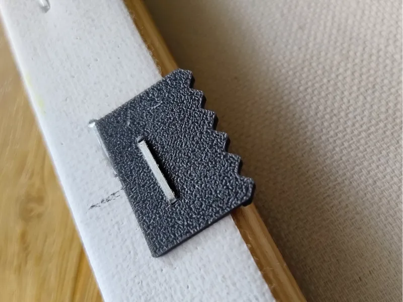 Staple-on Hook for Wooden Picture Frames