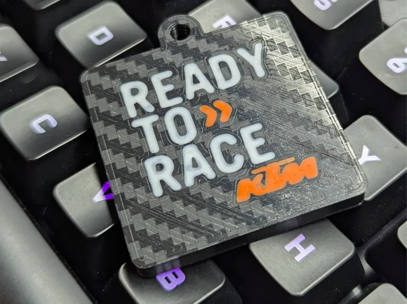 KTM Ready to Race Keychain
