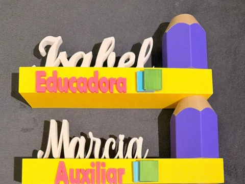 Soporte: Porta lápis personalizável — referencia de MakerWorld