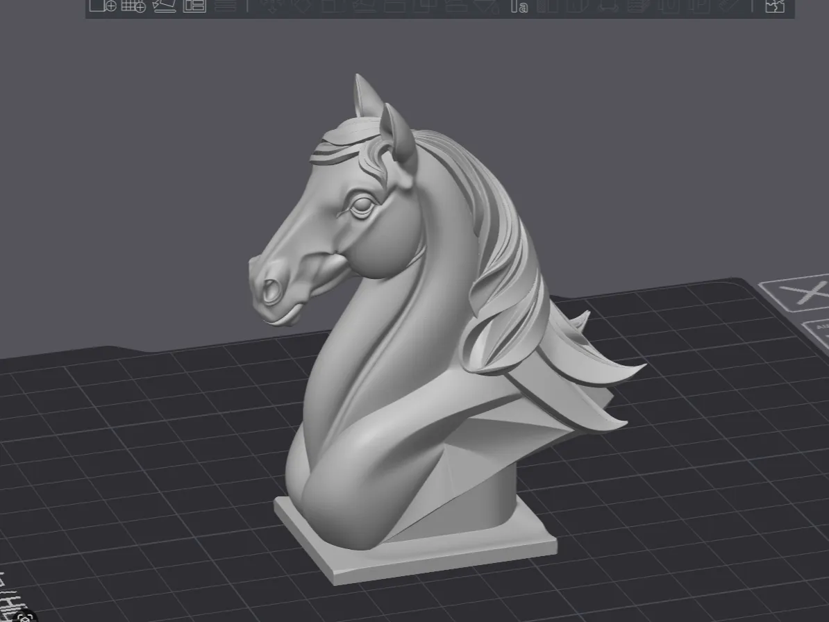 Tête de cheval décorative