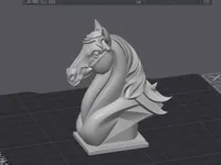 Tête de cheval décorative — photo 1