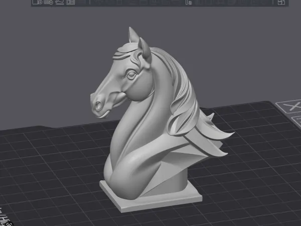 Tête de cheval décorative