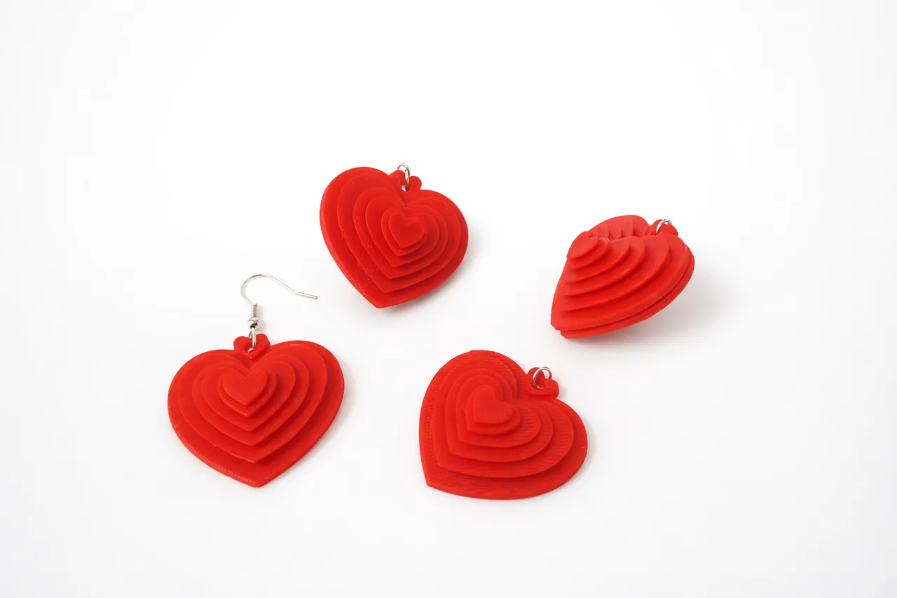 Pendientes de Corazones para San Valentin view 2
