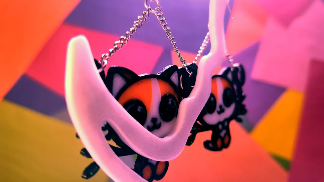Hang in there Cat Earrings view 4