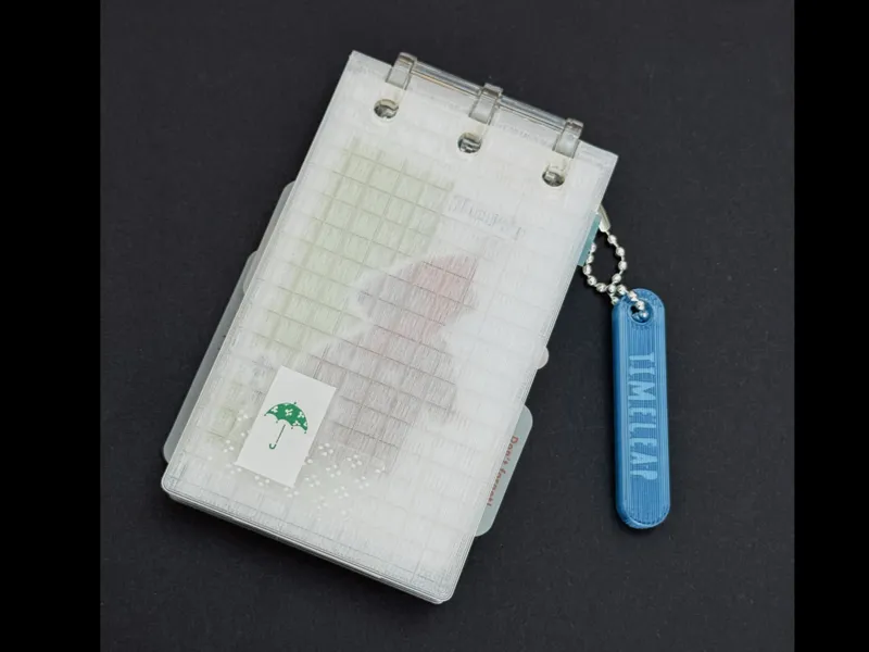 Clear Frost Mini 3-Ring Binder Cover/Planner