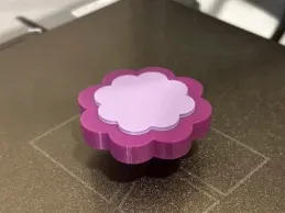 Flowered door knob