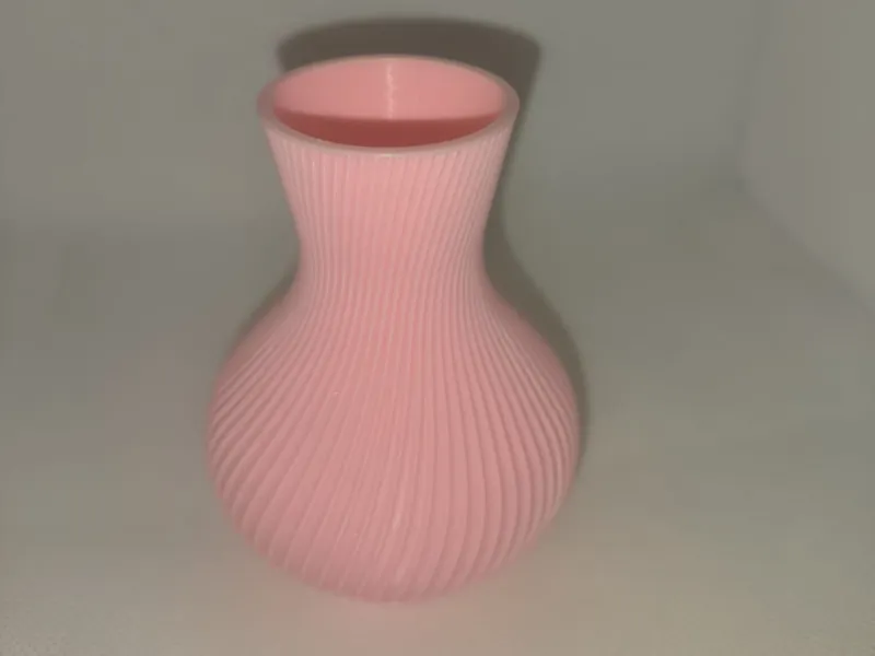 Kleine elegante Spiral Vase