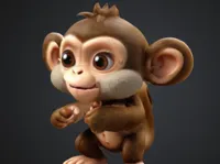 Petit singe figurine — photo 1