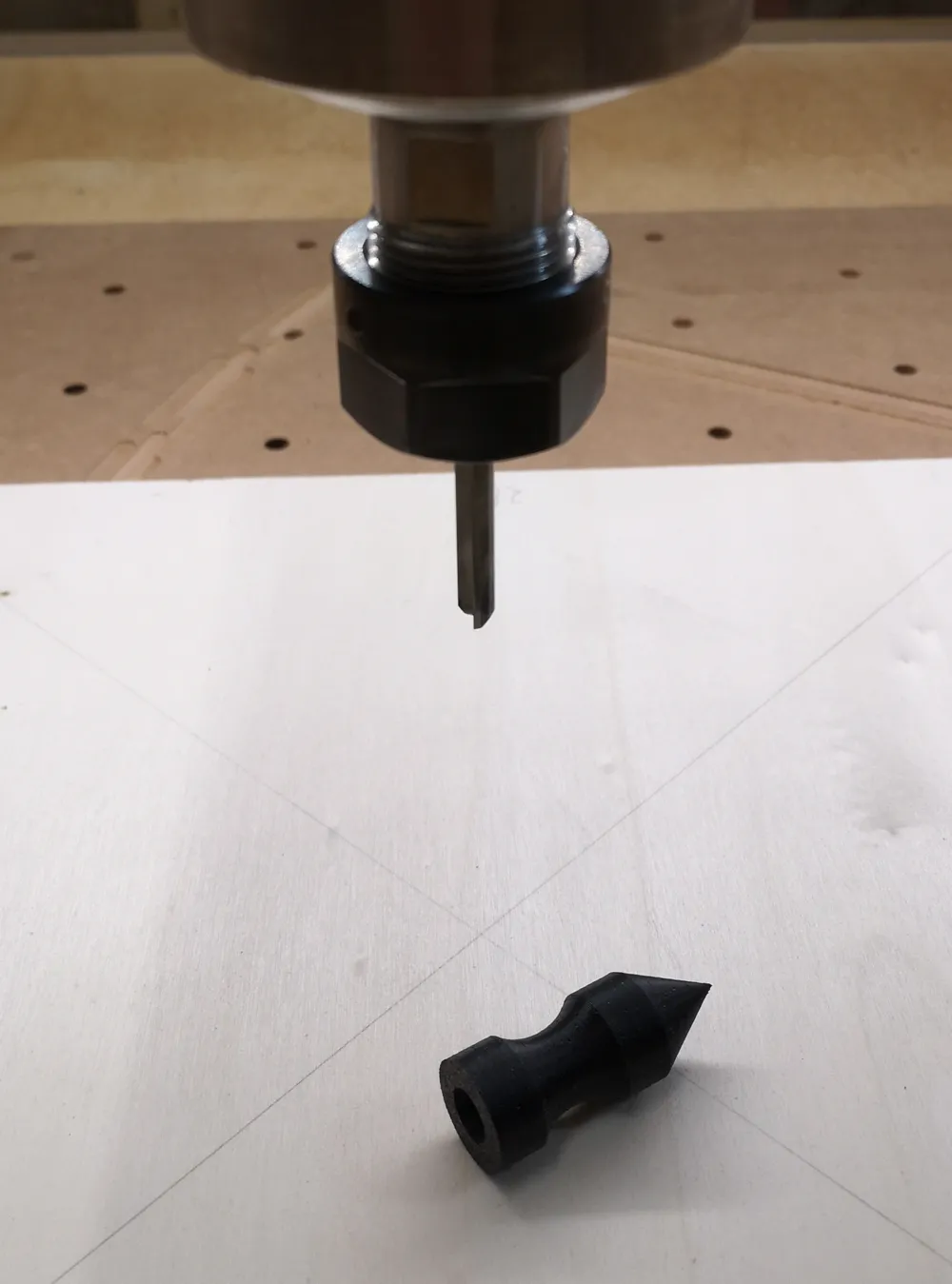 Scanning probe for ø6 router for DIY CNC mill - Free 3D Print Model ...