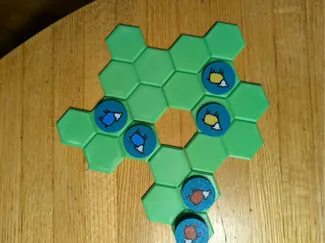 Battle Sheep board game (Splits)