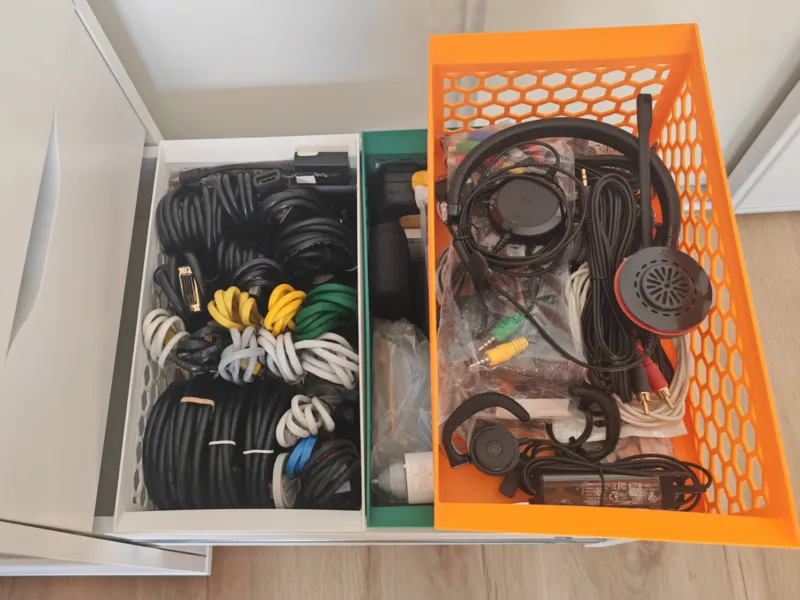Basket for Ikea Alex drawers