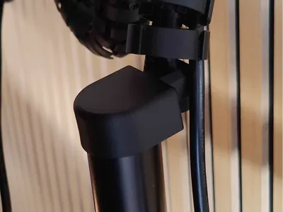 Desk cable chain monitor mount adapter