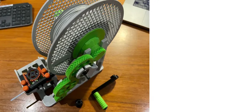 Heavy Duty spool rewinder