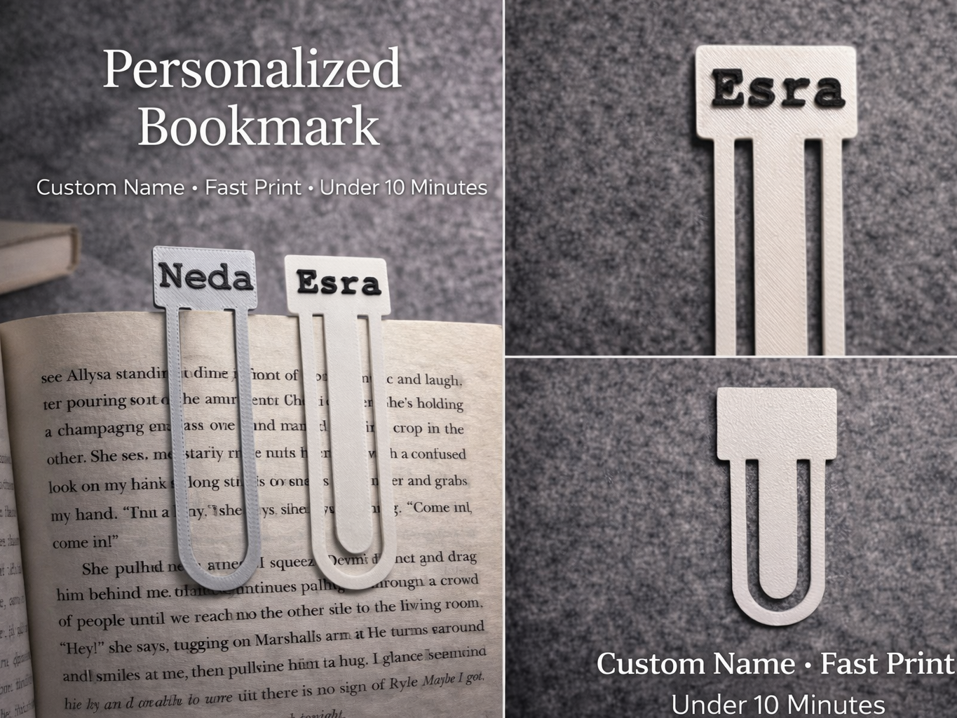 Bookmark with Name