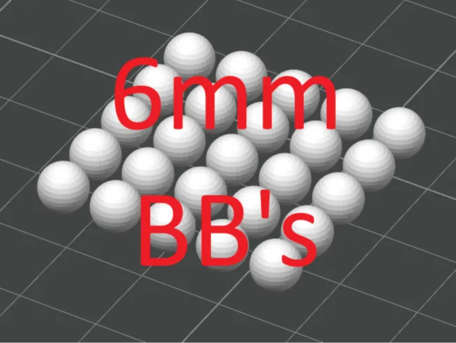 6mm Airsoft BB's 0.2 nozzle
