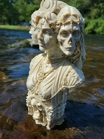 Modelo para impresión 3D: Hecate: The Three Faces of Fate — vista de referencia 2