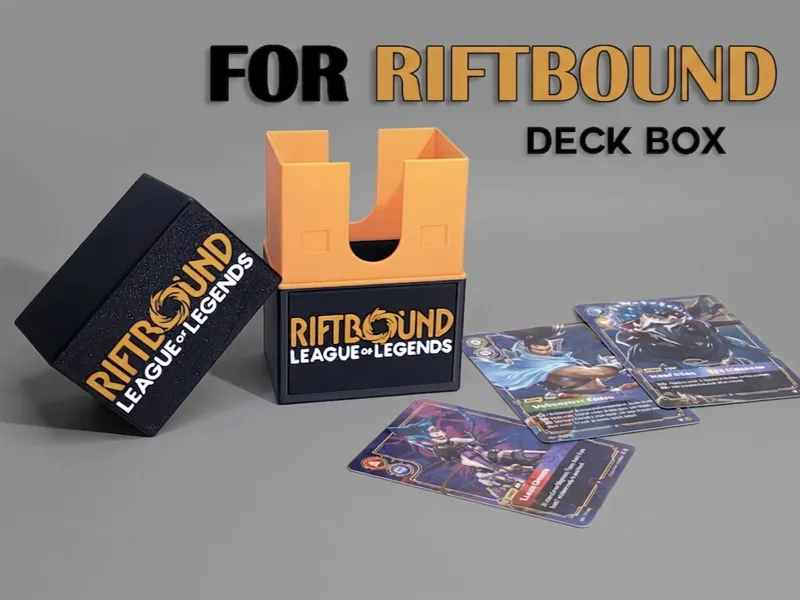 Inspired by Riftbound TCG Cards Deck Box 