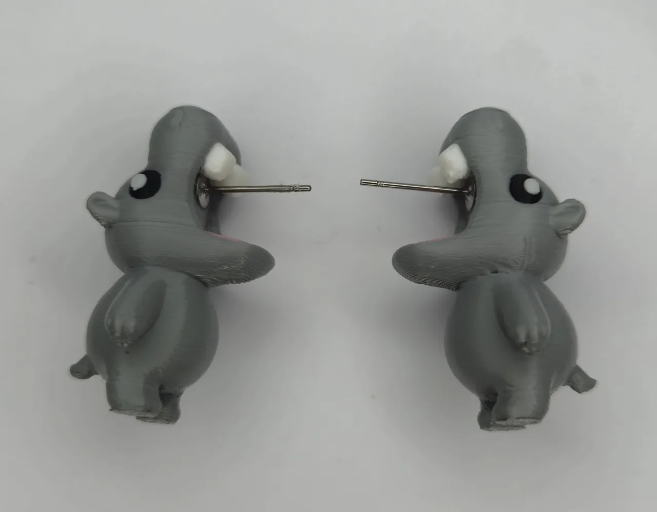 Hippo Chomper Earrings view 2