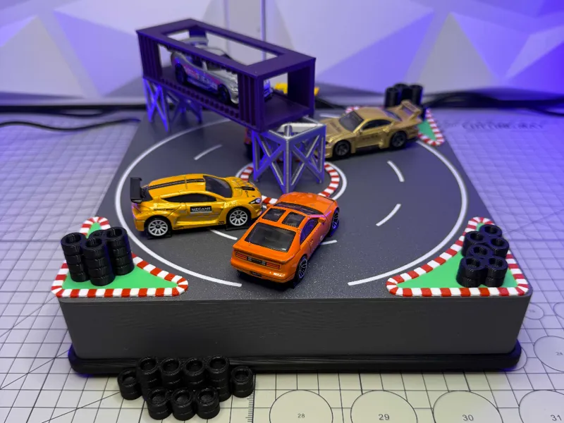 Diecast Drift Diorama 1:64 scale
