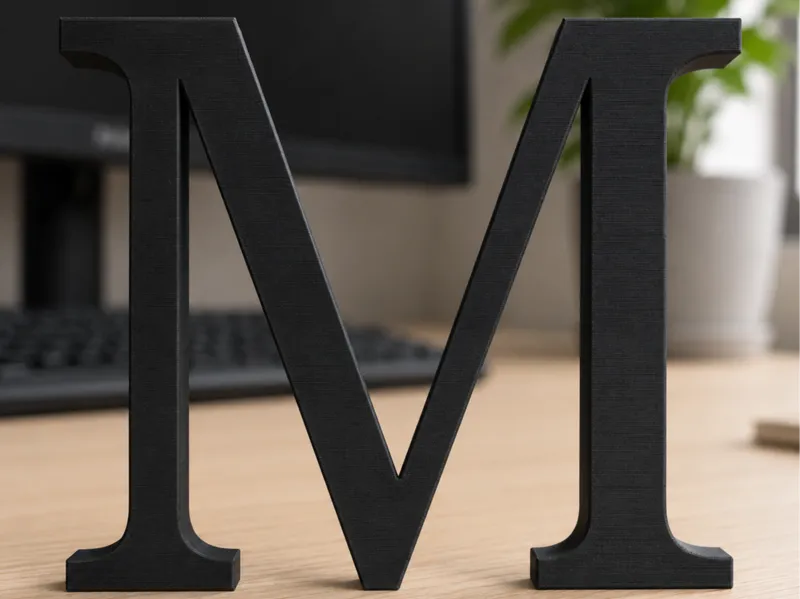 großes M serif
