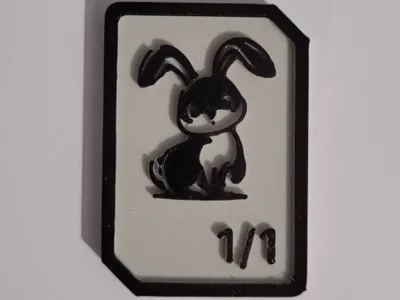 Rabbit 1/1 Token MTG