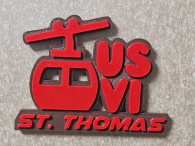 St. Thomas - Fridge Magnet