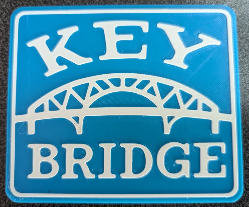 Francis Scott Key Bridge Sign 