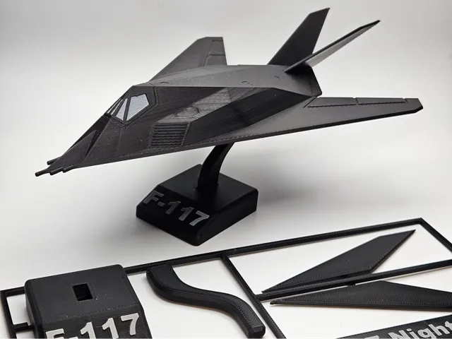 F117 Plane Kit Card