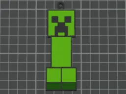 minecraft creeper Keychain