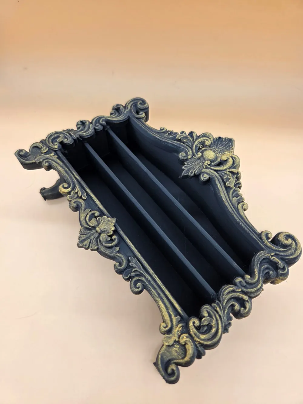 Baroque mini shelf for decor and collections - Free 3D Print Model ...