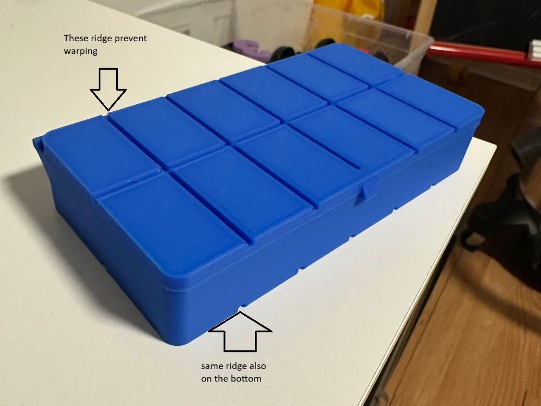 Storage Box with Lid (No Supports)(No Warping)