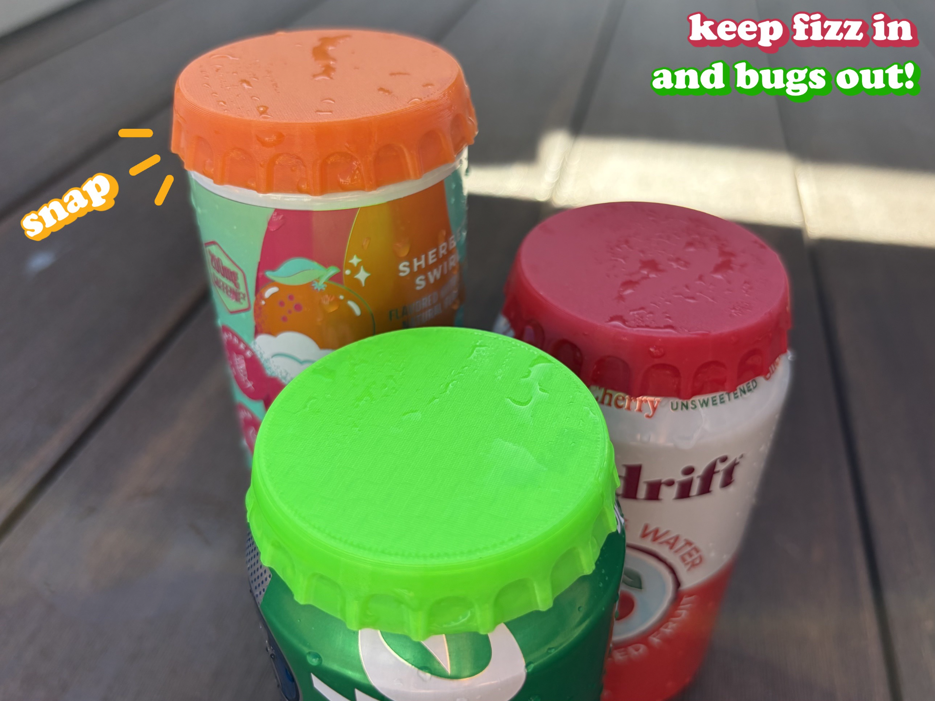 Bottle Cap Can Cover | Soda Saver | TPU Can Lid