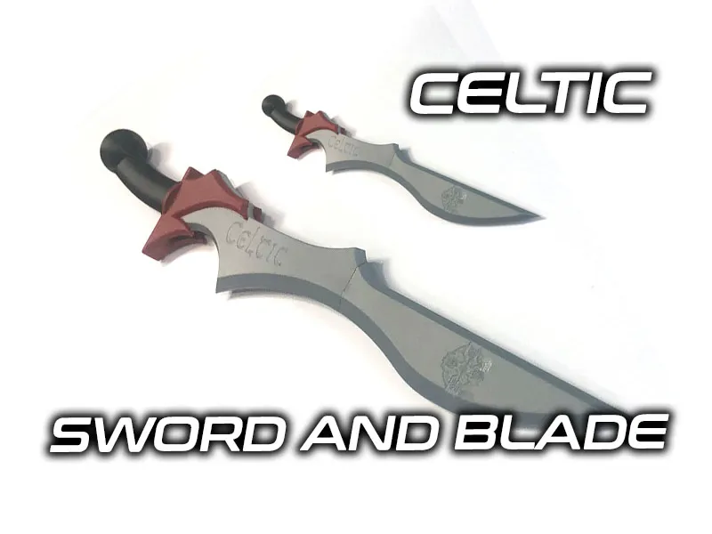 Ancient Celtic sword and dagger