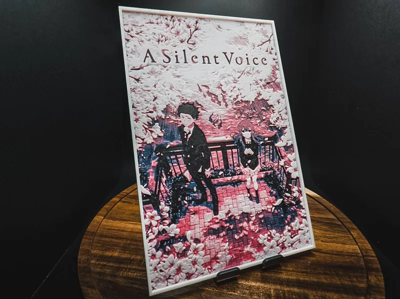 A Silent Voice The Movie (Movie Poster - HueForge)