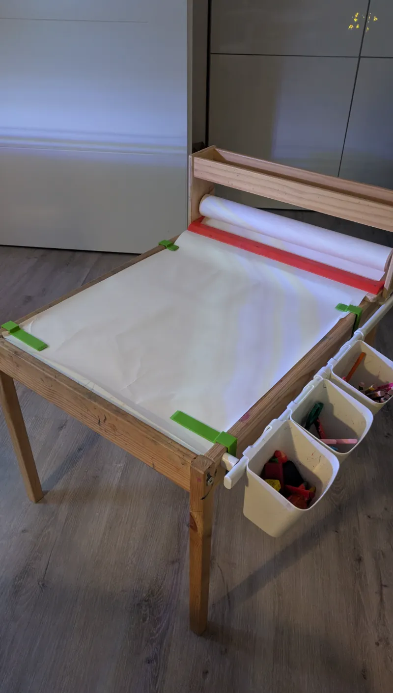 IKEA Laett Lätt Painting Table Paper Roll Guide