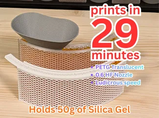 Desiccant Container for Spools in Vacuum Bags