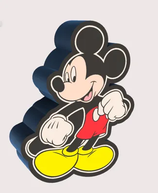 Mickey Mouse Led Lamp Lightbox Light box 