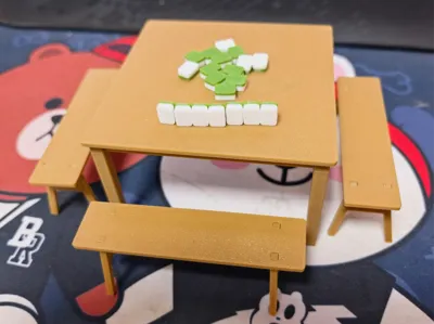 Square Mahjong Table (Pretend Play Toy)