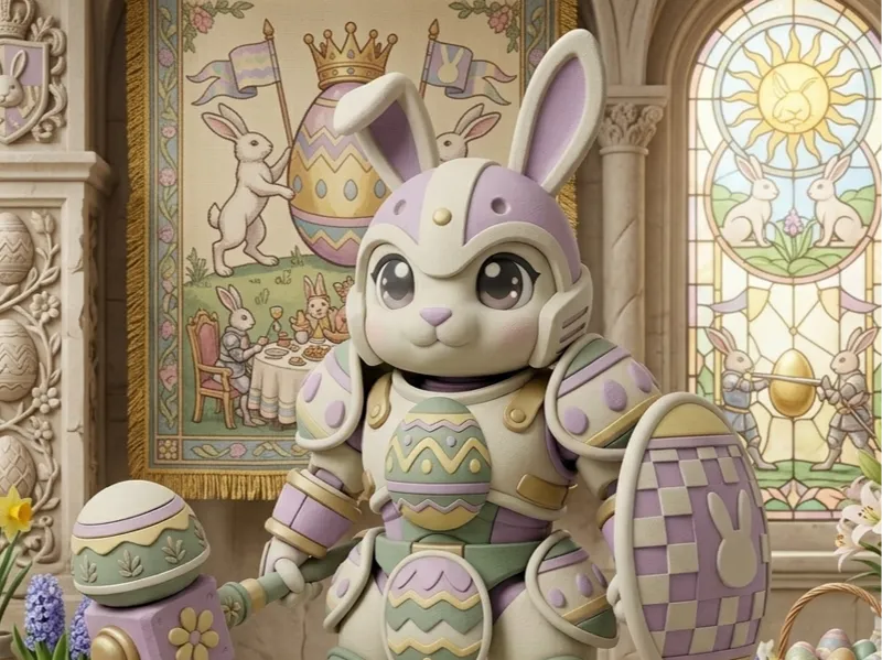 Easter Bunny Warrior – Cute Edition