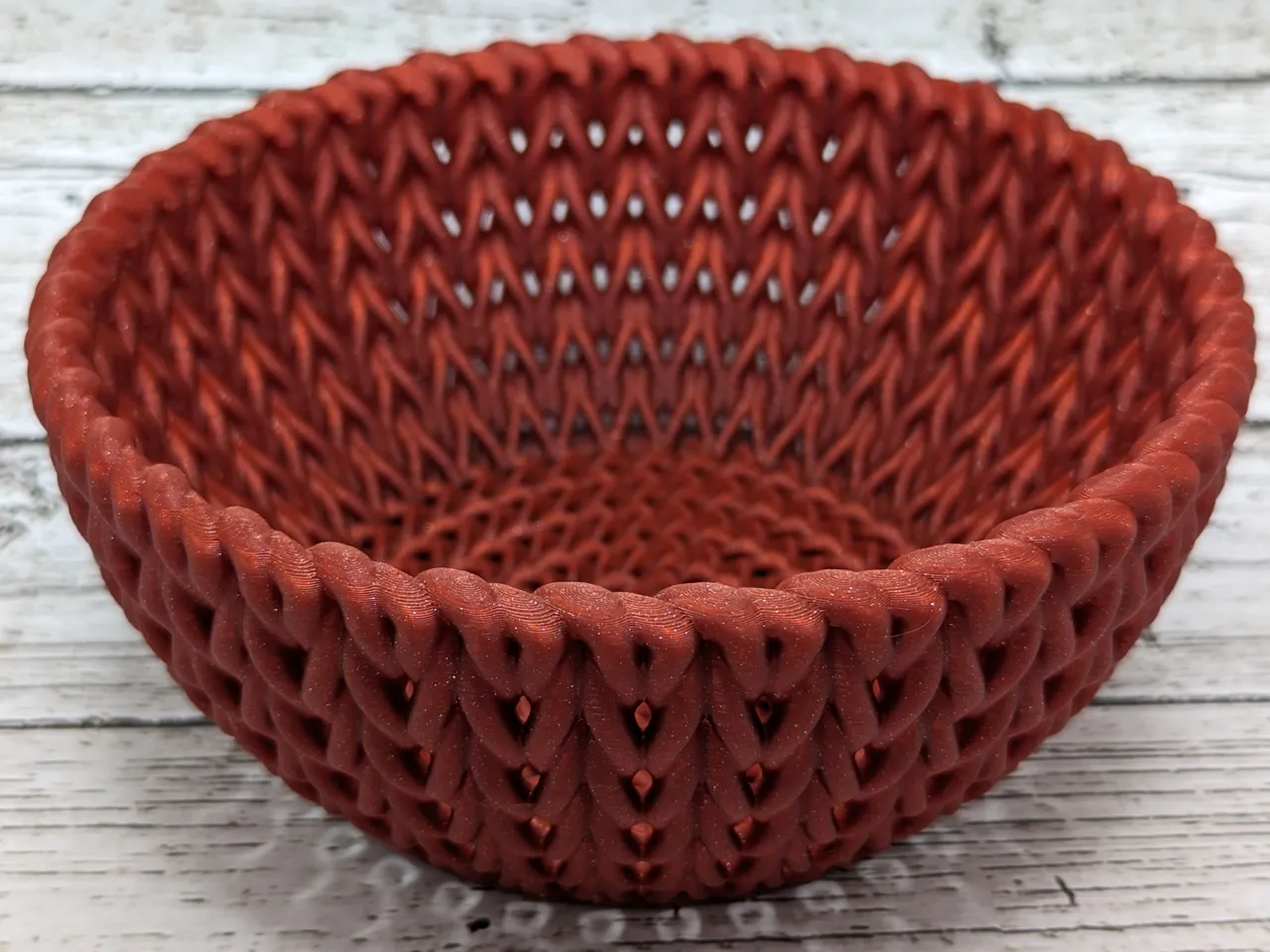 Knitted Bowl view 2