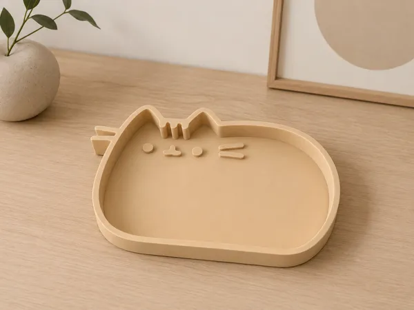 Vide-poche chat kawaii pour clés et bijoux
