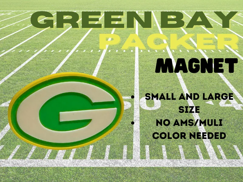 Green Bay Packer Logo and Magnet