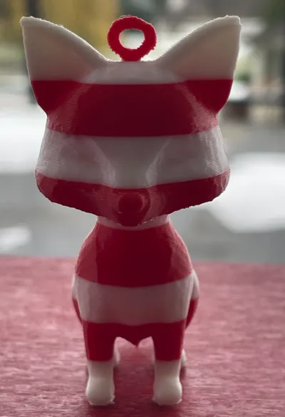 Keychain Fox - Christmas Edition
