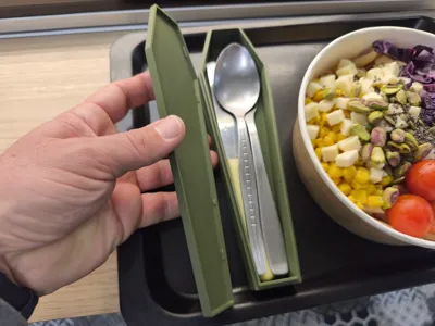 Compact Multi-Use Cutlery Case