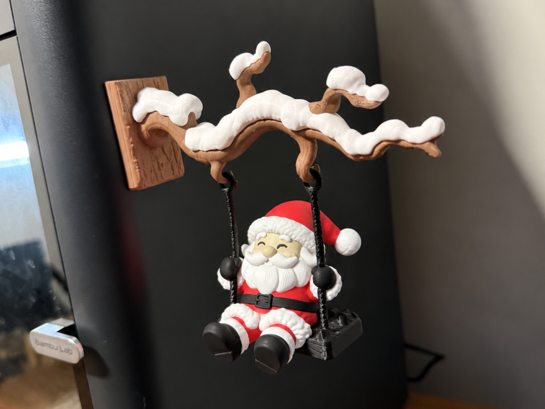 Cute Santa Claus Magnetic Swing - Christmas Decor! - 1