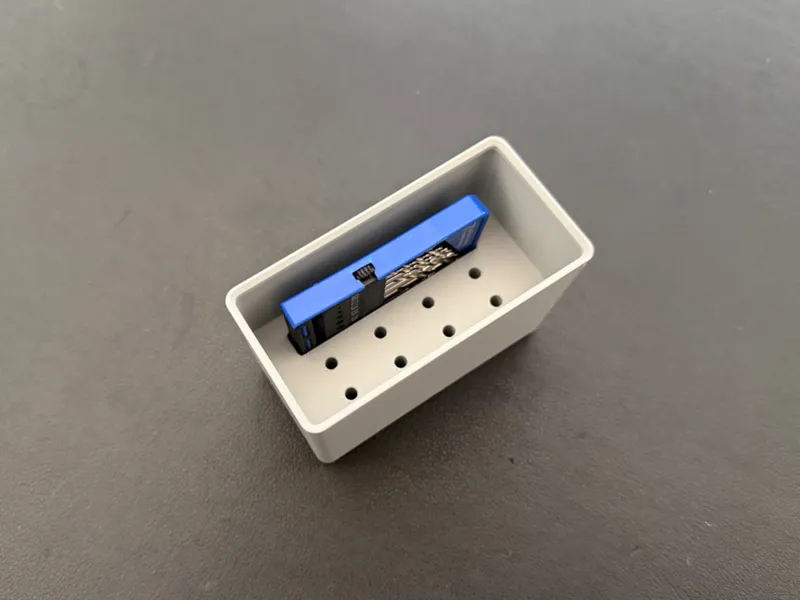 Gridfinity Dremel Driller 1x2x8u