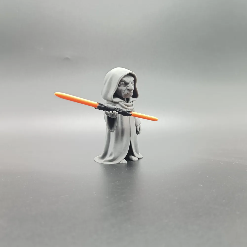 Chibi Sith Lord -Dual Lightsaber Star Wars Fan Art - Free 3D Print ...